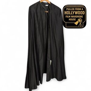Classic Hollywood Black Cloak